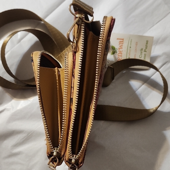 Floral Cork Phone Purse - Picture 11 of 14